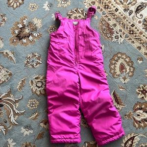 Girls size 5/6 snow suit London Fog pink